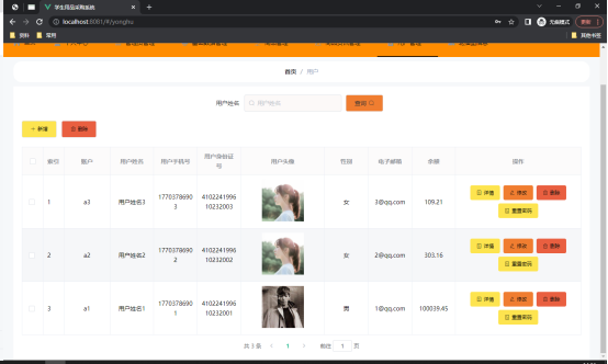 毕业设计-学生用品采购系统